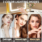 FENNIO Vanity Mirror with Lights 22 Inch- LED Lighted Makeup Mirror, Large - Image 2
