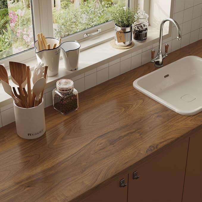 Wood Contact Paper With Tools, Peel and Stick Wallpaper Thicken - Image 4