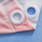 XiDi Curtains for Bedroom Decor, Rainbow PinkGreyBlue-52-90 - Image 7