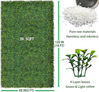 ODTORY Artificial Boxwood Roll Panels: 5FT X 10FT UV-Anti Artificial Ivy - Image 2