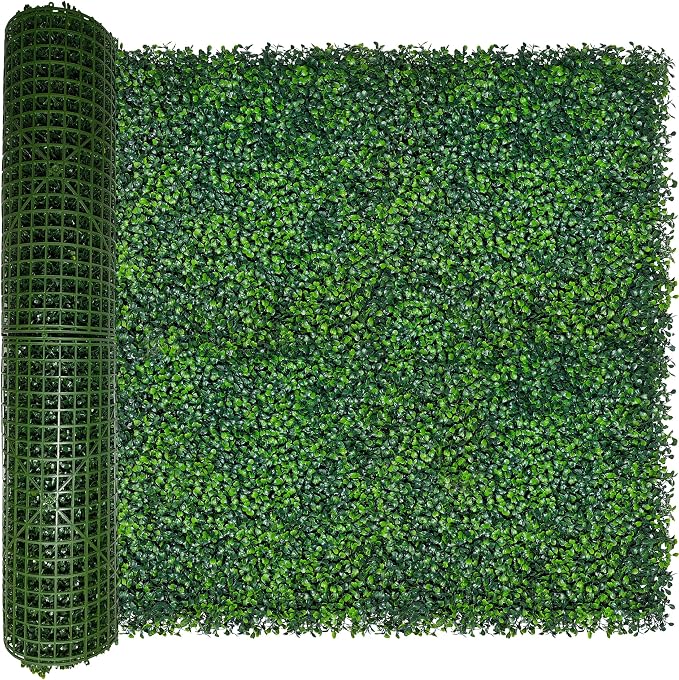 ODTORY Artificial Ivy Privacy Fence Wall Screen: 40X160 in UV-Anti Faux Boxwood by ODTORYHOME