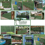 ODTORY Artificial Fence Privacy Screen: 6FT x 20FT UV-Anti Faux Greenery - Image 6
