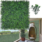 ODTORY Artificial Grass Wall Backdrop Panels, 20X20 in 12P UV-Anti Greenery by ODTORYHOME