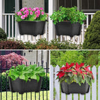 9.8 Inches Self Watering Wall Planters - Image 6