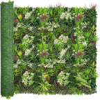 ODTORY Artificial Plant Wall Panels: 70"×120" UV-Anti Faux Grass Wall Backdrop by ODTORYHOME