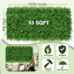 Greenery Faux Grass Wall Backdrop 60"x128" UV-Anti Artificial Green Boxwood - Image 2