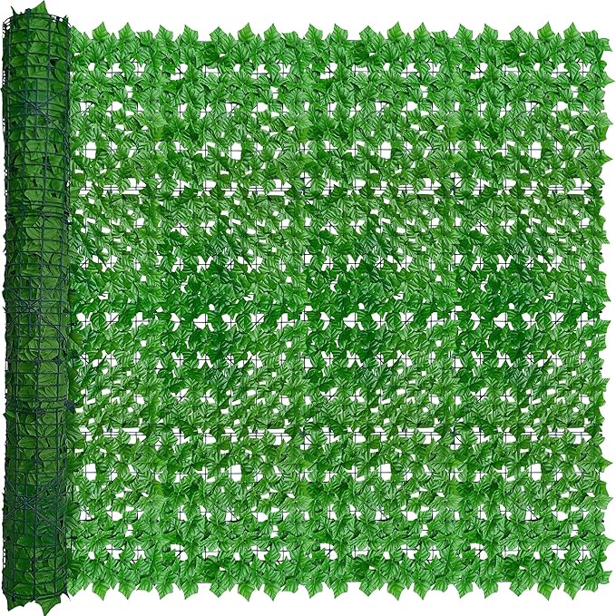 ODTORY Artificial Ivy Privacy Fence Wall Screen: 72 X144 in UV-Anti Faux by ODTORYHOME