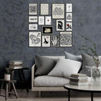 LANCHI95 16 PCS Black and White Home Decor, Eclectic Wall Art, Minimalist - Image 3