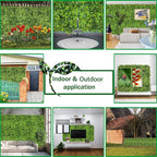 ODTORY Artificial Plant Wall Roll: 48 X120 in UV-Anti Ivy Privacy Fence Screen - Image 5