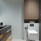 Haimin Fabric Wallpaper Textured Contact Paper Peel and Stick Faux Linen Wall - Image 2