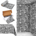 Kochorie 300 Ft X 54 Inch Stone Wall Tablecloth Roll by Kochorie