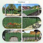 ODTORY Artificial Greenery Grass Wall Panel, 10x10 Inch 6-Pack, UV-Anti Fake - Image 7