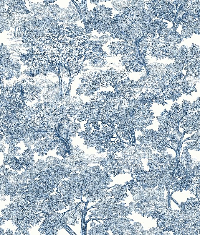 Chesapeake Spinney Toile Wallpaper by Chesapeake