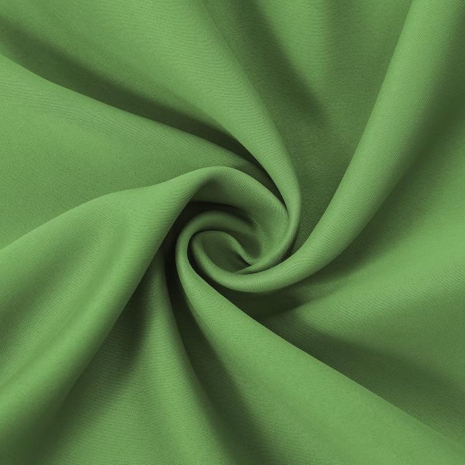 LEMOMO Light Green Thermal Blackout Curtains/52 x 72 Inch/Set of 2 Panels Room - Image 5