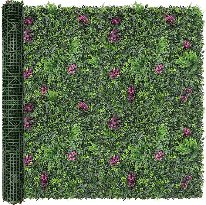 Greenery Grass Wall Boxwood Plant Roll: 72"x128"(64 SQFT by DOPGIB