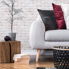 Tempaper White-Washed Brick Removable Peel and Stick Wallpaper, 20.5 in X 16.5 - Image 4