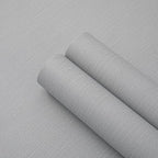 24"x393" Grey Grasscloth Peel and Stick Fabric Textured Contact Paper Removable - Image 7