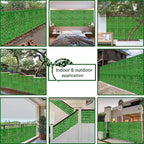 ODTORY Artificial Ivy Privacy Fence Wall Screen: 48X120 in UV-Anti Faux - Image 6