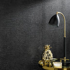 32-659 Superfresco Easy Crocodile Black Wallpaper - Image 2