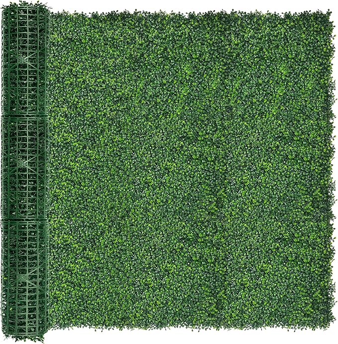 Artificial Ivy Privacy Fence Screen:48"x 120" 4-Layer Leaf UV-Anti Faux by DOPGIB