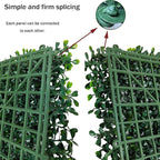 ODTORY Artificial Boxwood Roll: 60 X 120 in UV-Anti Faux Ivy Boxwood Hedge Leaf - Image 4