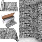 Kochorie 200 Ft X 54 Inch Stone Wall Tablecloth Roll by Kochorie