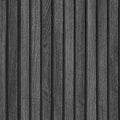 VEELIKE Charcoal Black Wooden Slat Wallpaper Peel and Stick Waterproof Dark by VEELIKE