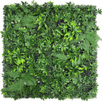 Artificial Green Boxwood Grass Wall Panels: 20"x20" UV Protected Ivy Privacy by DOPGIB
