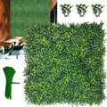 Artificial Boxwood Panels: 20"x 20" 4-Layer Leaf UV-Protected Grass Wall by DOPGIB