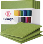 Acoustic Panels 12-Pack Soundproof Wall 12"X12"X0.4" by EkkogoAcousticPanels