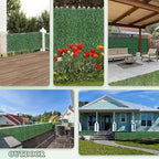 ODTORY Artificial Boxwood Wall Panels 20x20 inch 8Pcs, UV-Anti Faux Greenery - Image 6