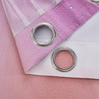 XiDi Curtains for Bedroom Decor, Rainbow Pink PurpleYellow52/45/1 - Image 6