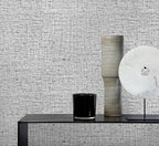Gray Grasscloth Peel and Stick Wallpaper Textured Contact Paper 15.7inch x - Image 7