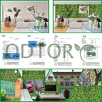 ODTORY Artificial Greenery Wall Roll: 40X120IN UV-Anti Ivy Privacy Fence Wall - Image 6