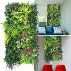 ODTORY Artificial Hedge Grass Wall Panel: 40" x 20" UV-Anti Faux Boxwood Ivy by ODTORYHOME