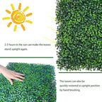 ODTORY Artificial Grass Wall Backdrop Panels: 20X20 in 24P UV-Anti Greenery - Image 4