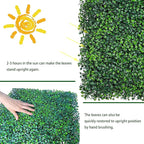 ODTORY Artificial Grass Wall Panel Backdrop, 10 X 10 in 24P UV-Anti Greenery - Image 4