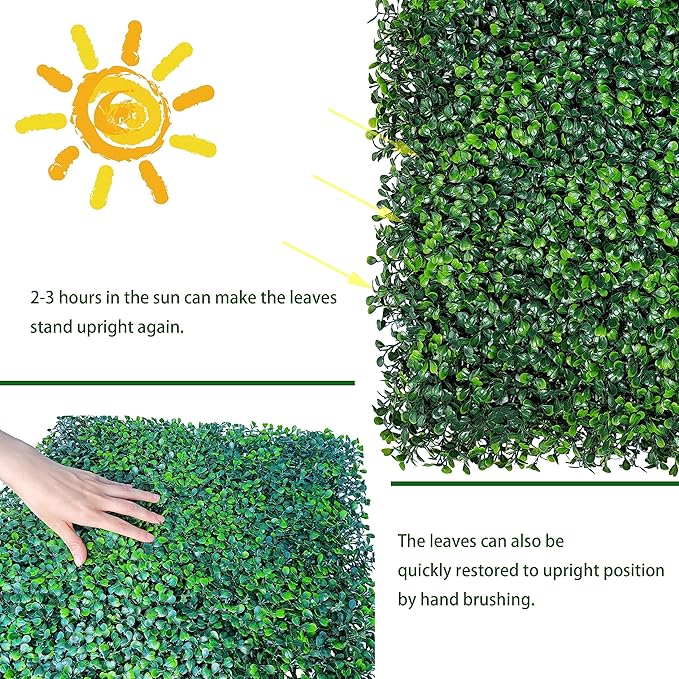 ODTORY Artificial Ivy Privacy Fence Wall Screen: 4FT X 12FT UV-Anti Faux - Image 5