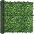 Artificial Green Boxwood Grass Wall Roll: 72"x128" UV Protected Ivy Privacy by DOPGIB