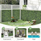 Artificial Boxwood Backdrop Roll: 40"x120" UV-Anti Greenery Faux Grass Hedge - Image 5
