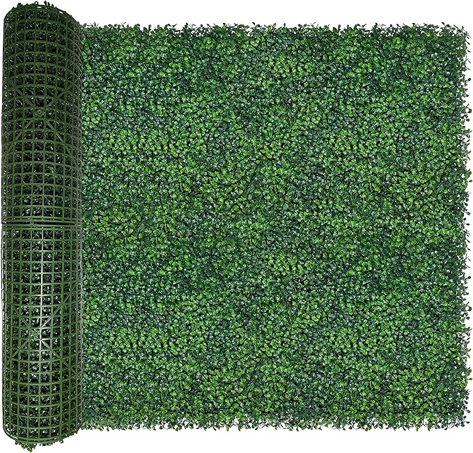ODTORY Artificial Ivy Privacy Fence Wall Screen, 40X120 in UV-Anti Faux Boxwood by ODTORYHOME