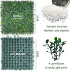 ODTORY Artificial Grass Wall Panels, 20X20 in 6P UV-Anti Greenery Boxwood Panels - Image 2
