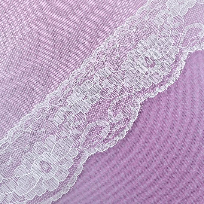 XiDi Curtains for Bedroom Decor, Rainbow Pink Purple/34/54 - Image 6