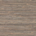 Anhui Black Grasscloth Wallpaper by Unknown