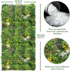 ODTORY Artificial Greenery Grass Wall Panels: 60'' x 120'' UV-Anti Faux - Image 2