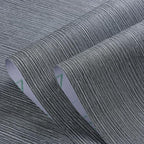 Haimin Grasscloth Wallpaper Textured 24in X 393in Fabric Contact Paper Gray - Image 8