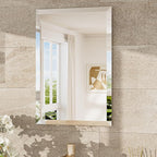 TokeShimi 16x24 Beveled Mirror Bathroom Rectangle, Bathroom Vanity Mirror by RefinedBathroomAccessories