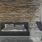 Ekena Millwork 49"W x 25 1/2"H x 1 1/4"D Acadia Ledge Stacked Stone, StoneWall - Image 13