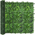 Artificial Green Boxwood Grass Wall Panels: 60"x120"（50SQFT） UV Protected Ivy by DOPGIB