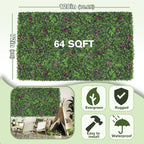 Greenery Grass Wall Boxwood Plant Roll: 72"x128"(64 SQFT - Image 2